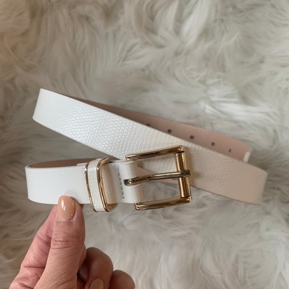 H&M Accessories - H&M WHITE BELT